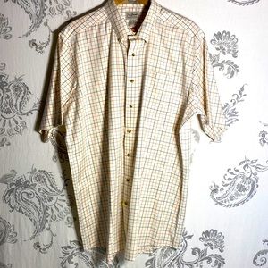 L.L.Bean wrinkle free Traditional Fit short sleeve‎ shirt size  XL-Tall